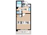 T‘s garden相模原 1Kの間取り