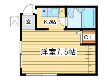 間取図 コーポ小山