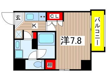 間取図 Amiere新大橋