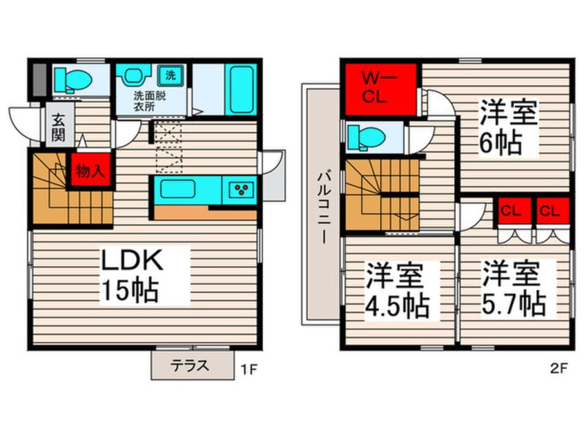 間取図 西新井栄町2丁目戸建