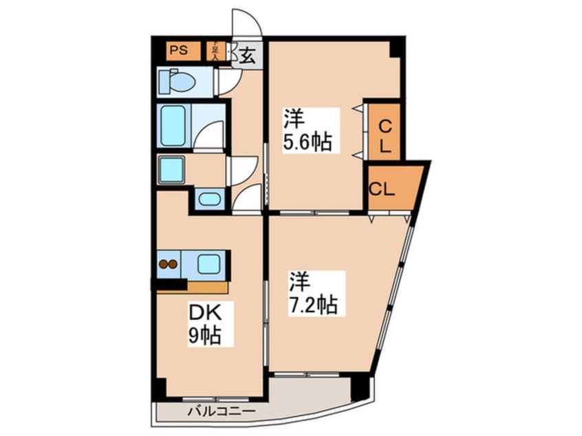 間取図 プロデフォンテ