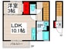 リビエラⅡ 1LDKの間取り