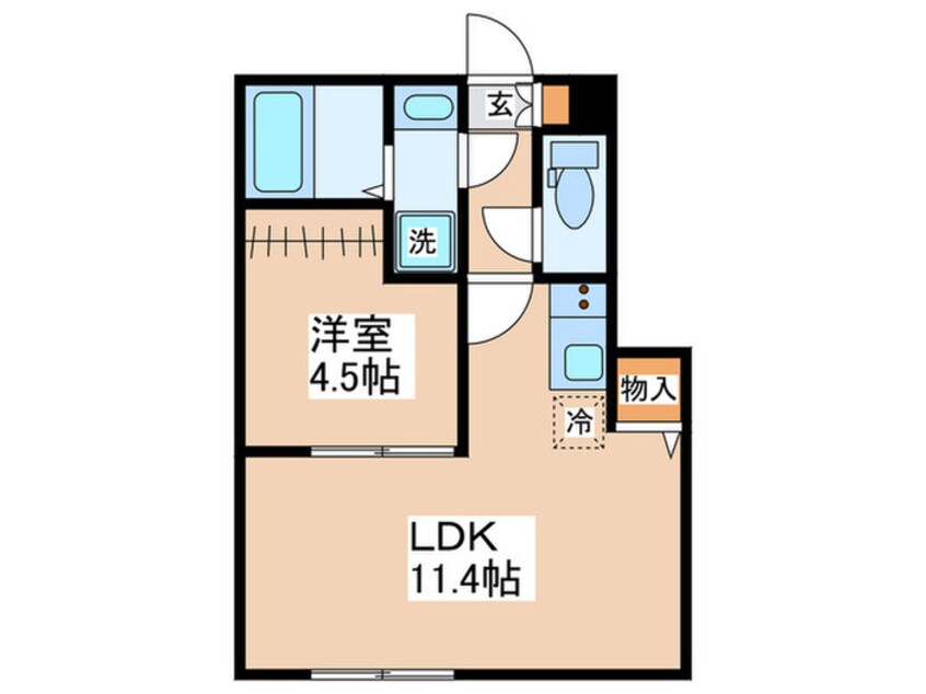間取図 木もれ陽の丘　MonRefuge青葉台