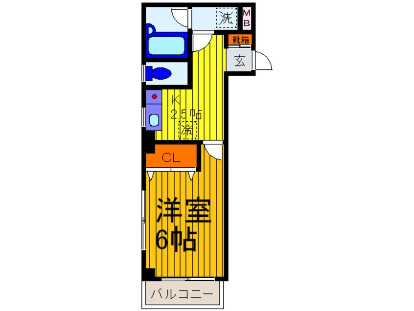間取図 ＴＳ一之江駅前ビル