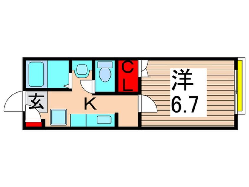 間取図 ソレイユB
