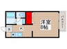 メゾンラフレシア 1Kの間取り