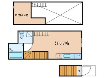 間取図 ビレッタ新小岩