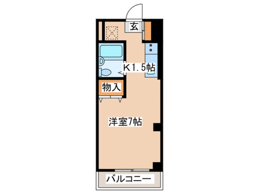 間取図 キャッスル南生田