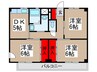 ビレッジハウス山崎３号棟 3DKの間取り