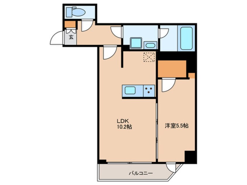 間取図 LEXE文京白山(405)