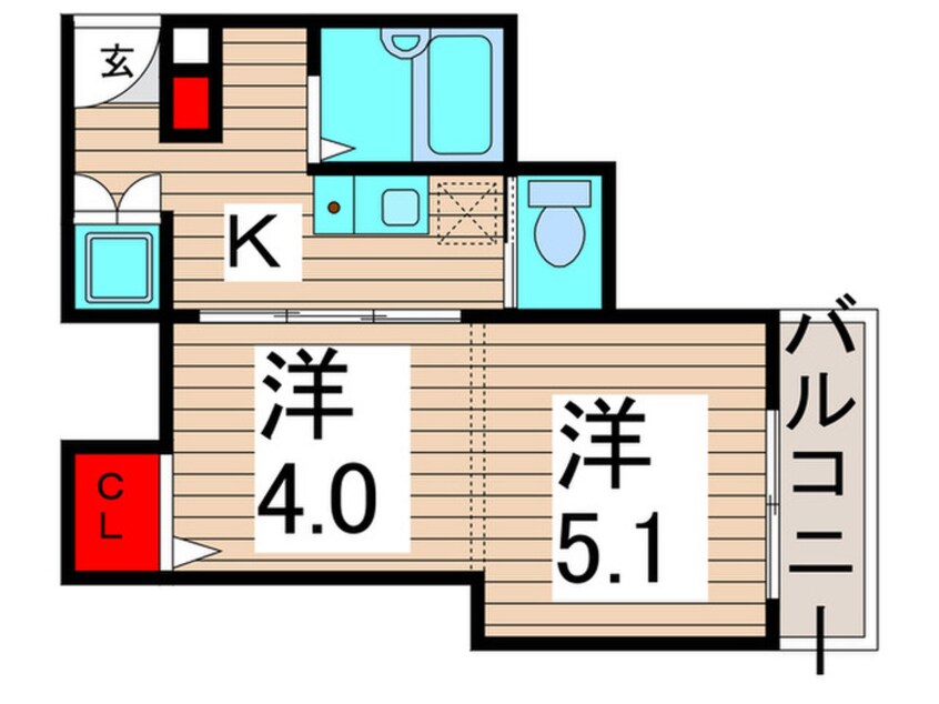 間取図 パレ．ドール亀有