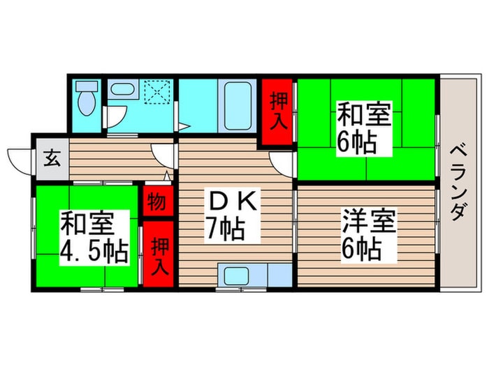 間取り図 アミカル高橋