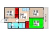 アミカル高橋 3DKの間取り