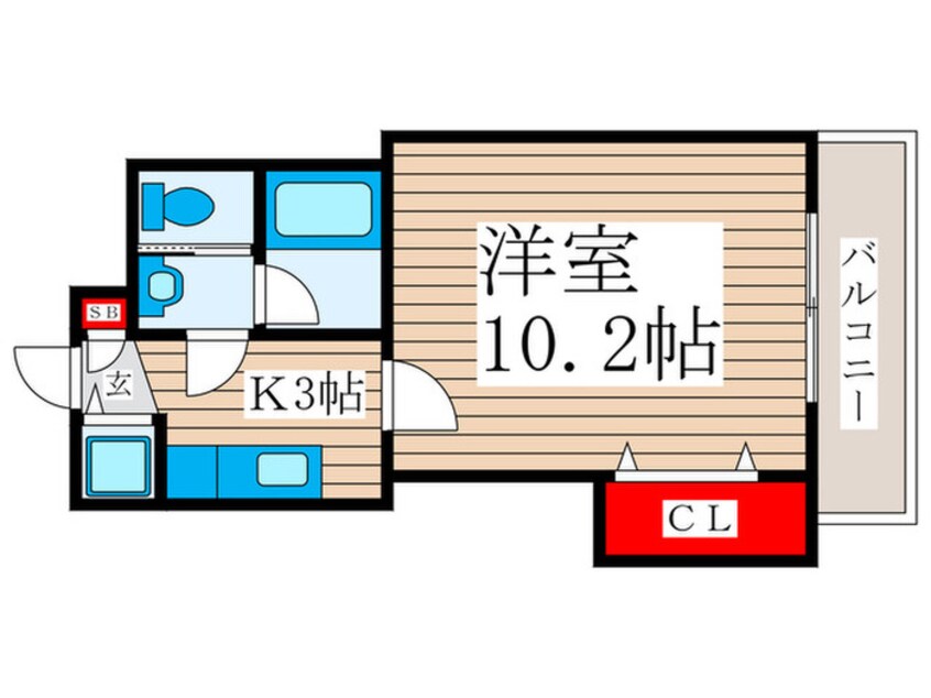 間取図 モンフレール清伸