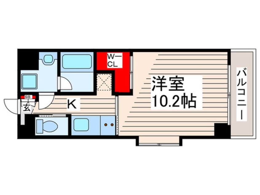 間取図 モンフレール清伸