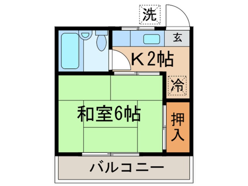 間取図 風間アパート