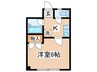 一刻館 1Kの間取り