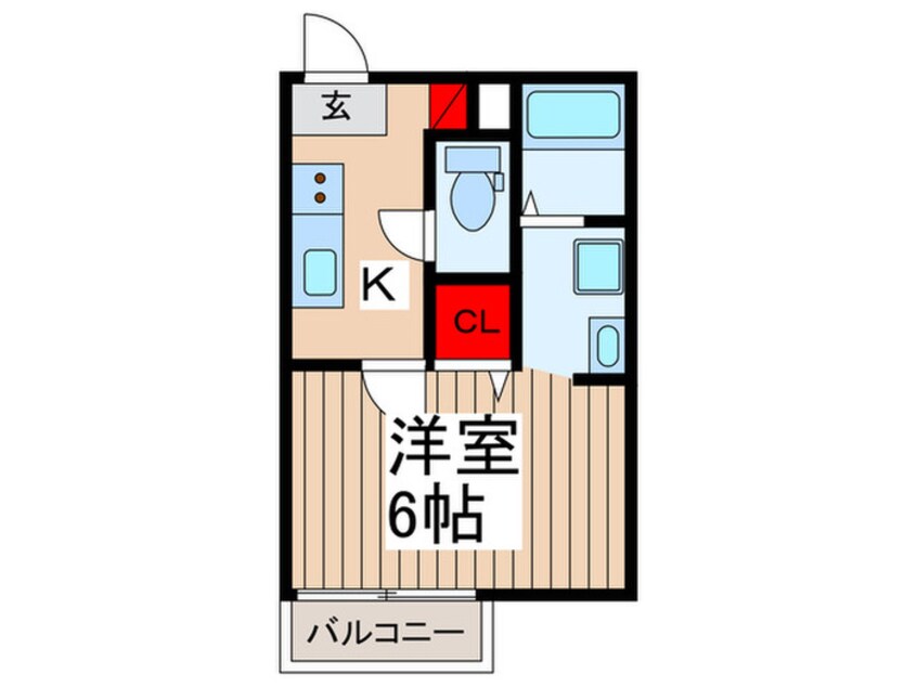 間取図 ボヌール大和田