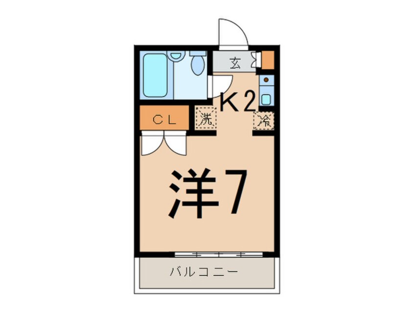 間取図 Ｋ５　ＫＡＧＡＭＩ