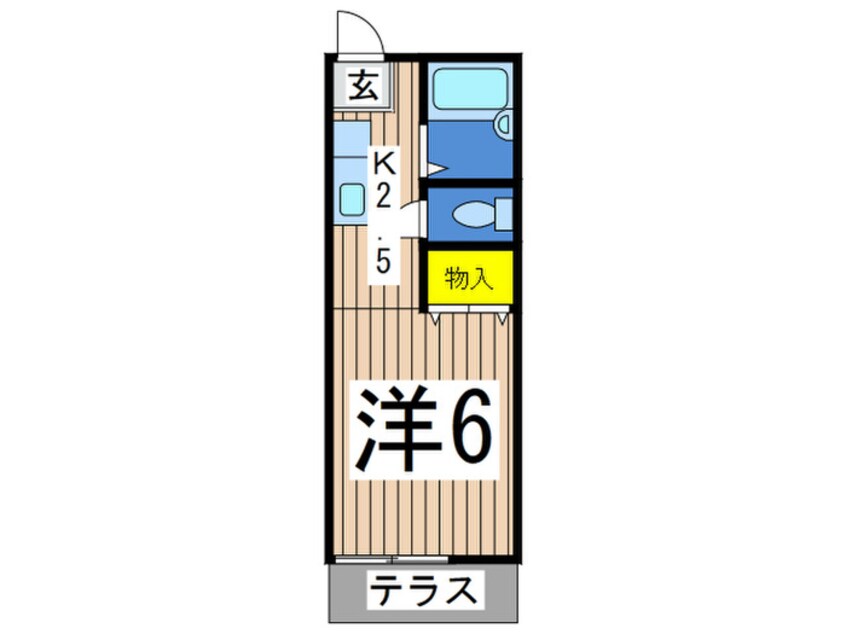 間取図 辰巳ハイツＢ棟