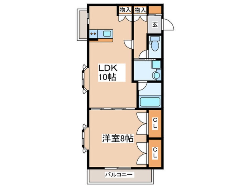 間取図 サンライズ国立