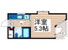 メゾン・ド・シプレ－ム 1Kの間取り