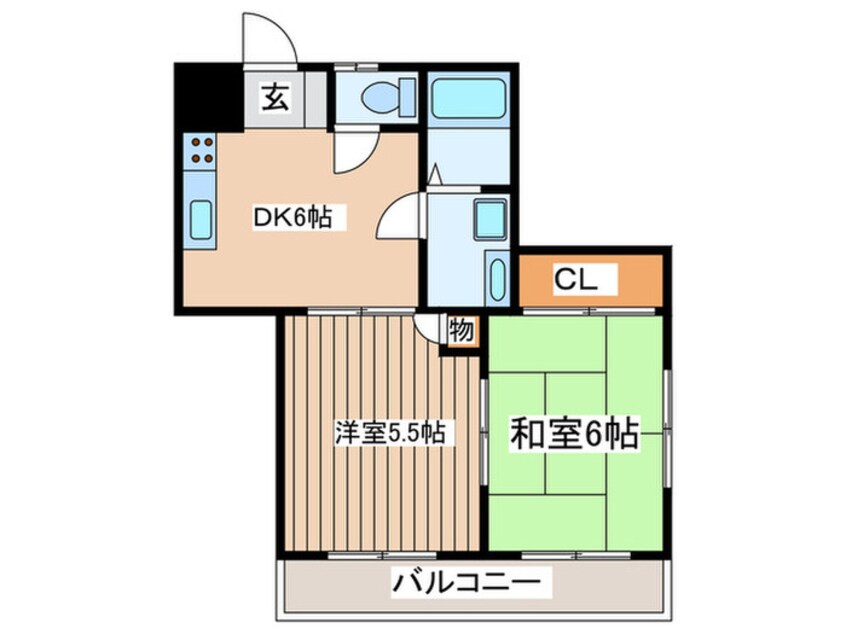 間取図 ベルビュー松が丘