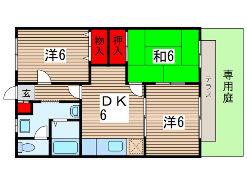 間取図 サンライズ朝日ヶ丘