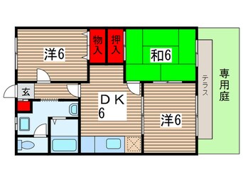 間取図 サンライズ朝日ヶ丘