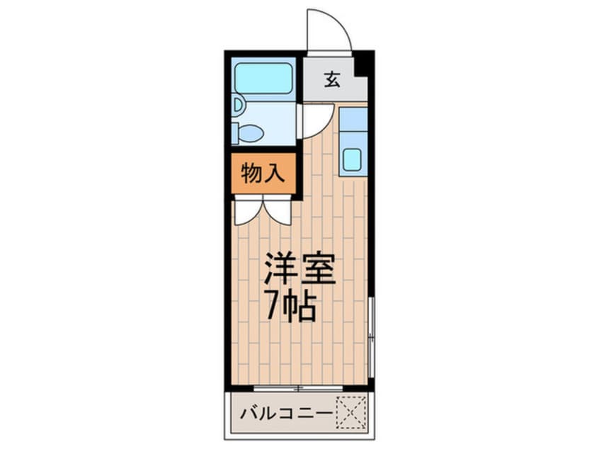 間取図 クリエ－ル千鳥