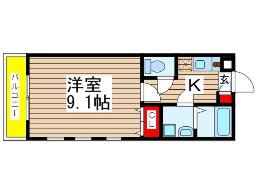 間取図 ブライトヒルズ幕張