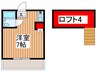 ファインコ－ポユキ 1Rの間取り