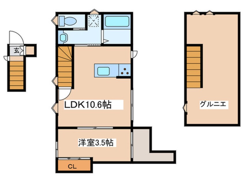 間取図 サンライズ百草園B棟