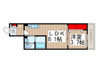 間取図 ルミエールＡ棟