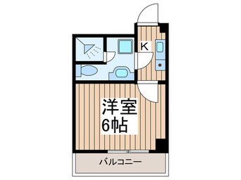 間取図 フラット越谷