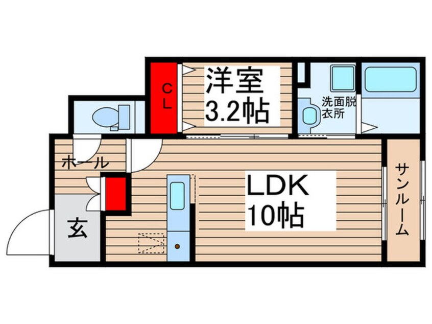 間取図 レジデンス　カサノⅣ