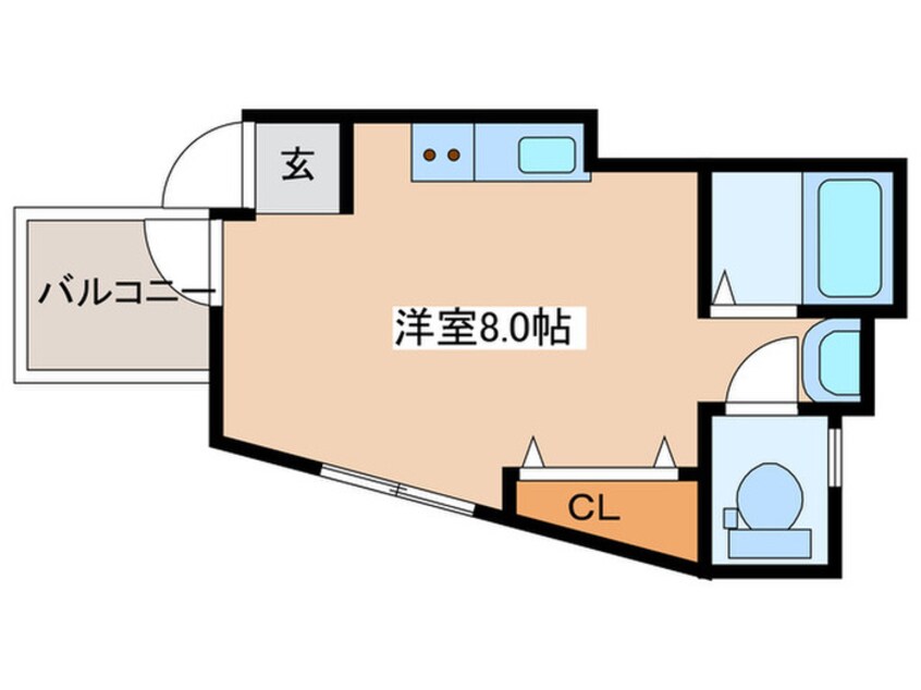 間取図 プレ・ヴェリテ田浦