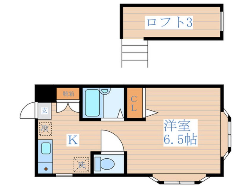 間取図 ＶＩＶＡラムシカ