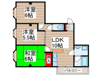 間取図 第２いこいマンション