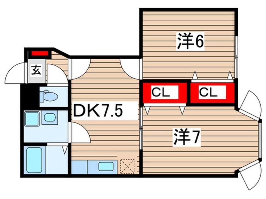 間取図 レモンハートⅡ