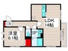 ファインコートS 1LDKの間取り
