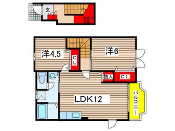 間取図 コスモス　ハイツ