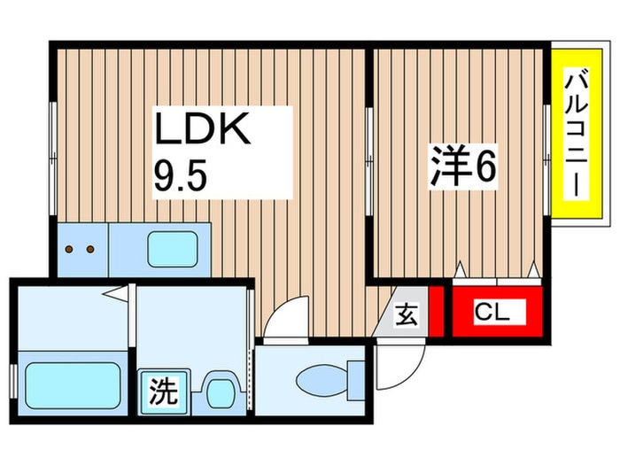 間取り図 ハイツ白樺