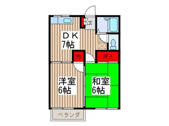 間取図 ハイツアルカディア