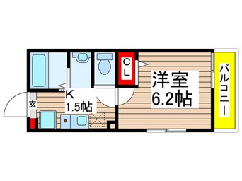 間取図 MELDIA新検見川Ⅱ