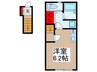 AZEST-RENT所沢 1Rの間取り