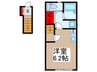AZEST-RENT所沢 1Rの間取り