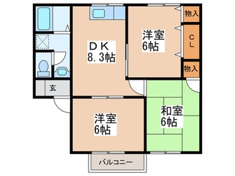 間取図 ハイツスイーダＴ