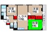 第15ユ－カリハイツ 3LDKの間取り