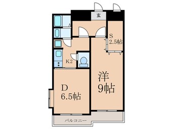 間取図 シャトレ広尾